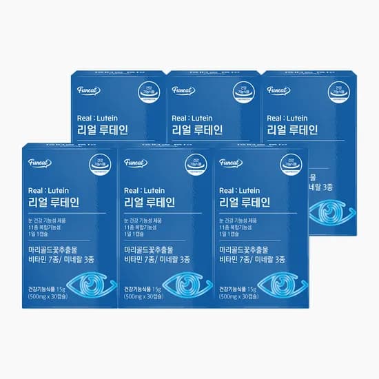 퍼니트 리얼 루테인 30캡슐 6박스