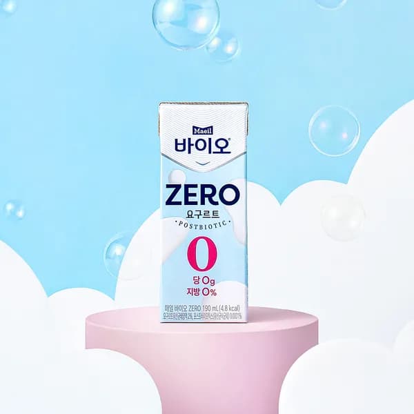 매일유업 바이오 제로 무가당 요거트 190ml 48개
