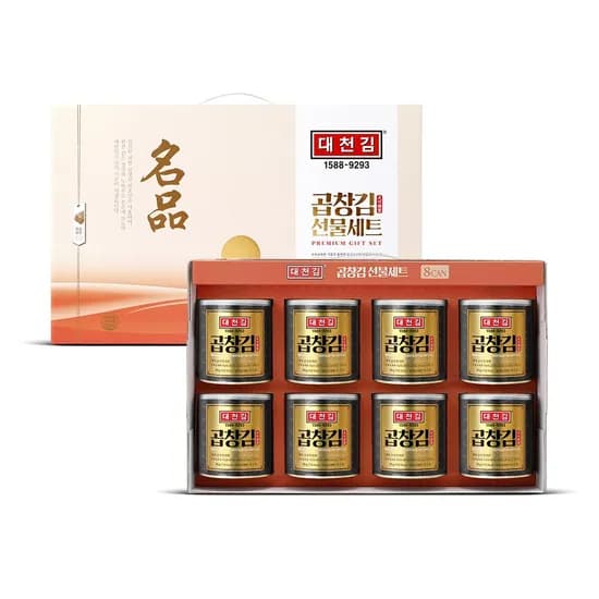 대천김 곱창김 240g 8캔