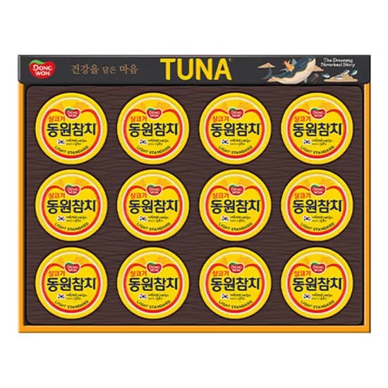 동원 참치 S12호 선물세트 90g 12캔 6세트
