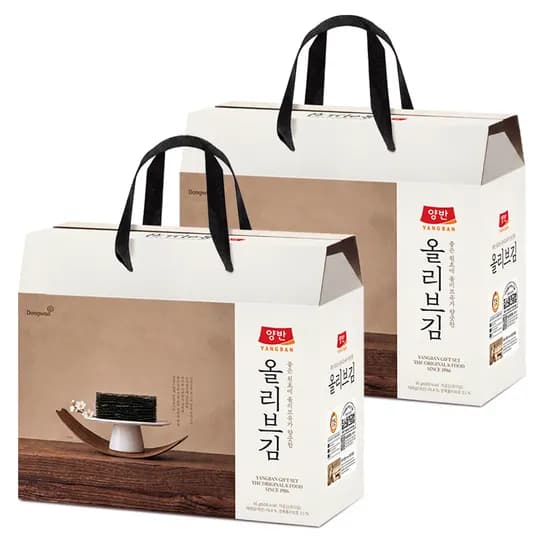 동원 양반 올리브김 식탁김 케이스 4g 24봉