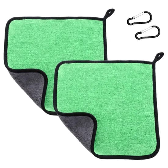 세렌디 다용도 골프타올 그린 2개