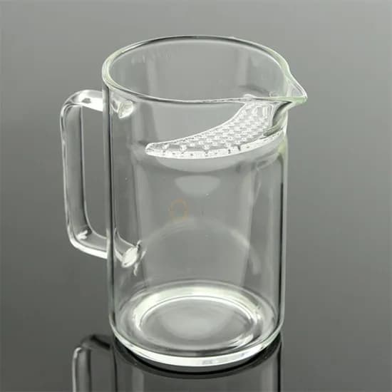 거름망 숙우 내열유리 티포트, 400ml, 1개