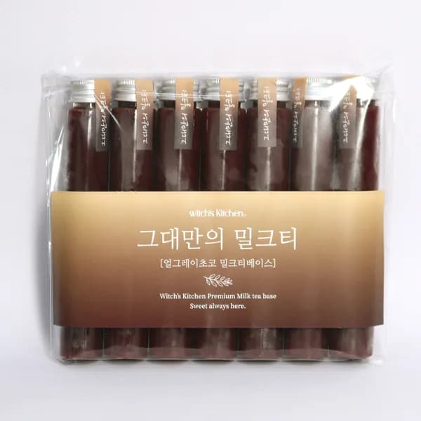 마녀의부엌 얼그레이초코 밀크티베이스 앰플 50ml 7개입 1세트 17,000원