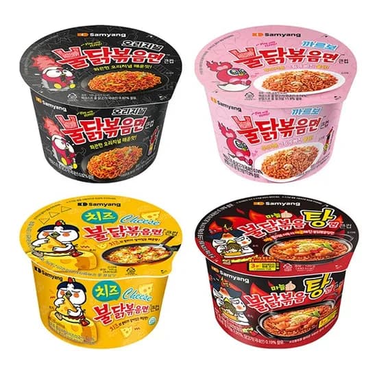 삼양 불닭볶음면 105g 4개 외 3종