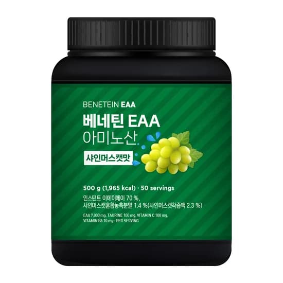 베네틴 EAA 아미노산 샤인머스캣맛 500g 1개