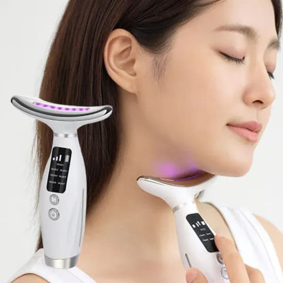 넥 뷰티 마사지기 LS0042, 화이트