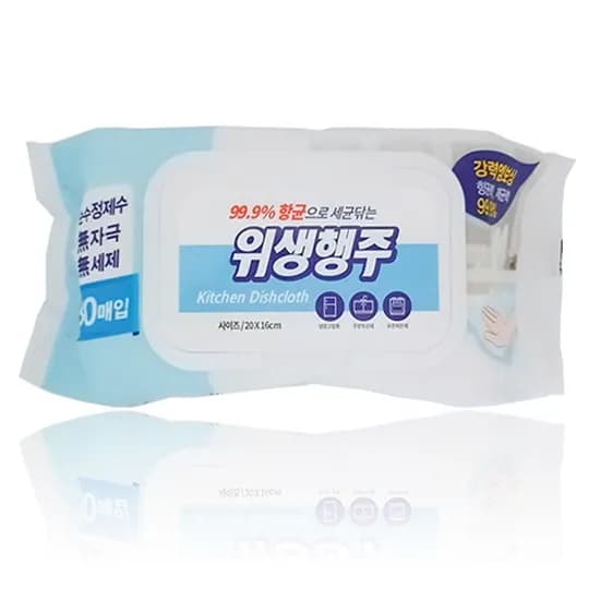 위생행주 20x16cm 80매 4개