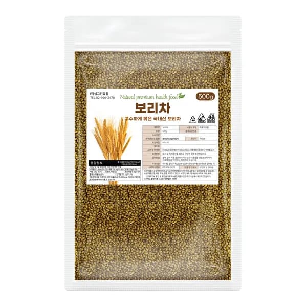 샘그린한방물 볶은보리차 국내산 500g 1봉