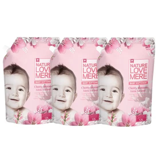 네이쳐러브메레 체리블라썸 아기 섬유유연제, 1300ml, 3팩