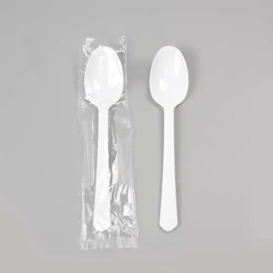 개별포장 일회용 숟가락 백색 176mm 500개