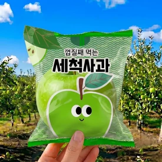 세척 한입사과, 5kg, 1박스
