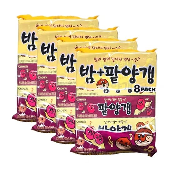 크라운 연양갱 밤양갱 팥양갱 50g 32개