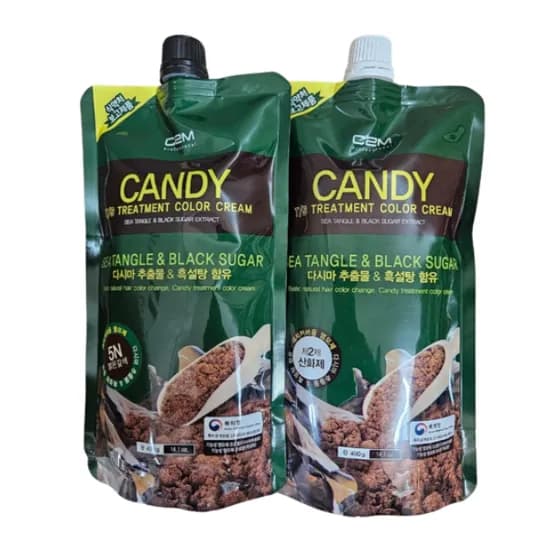 씨투엠 캔디 티에스 트리트먼트 칼라크림 1N 400g 1개
