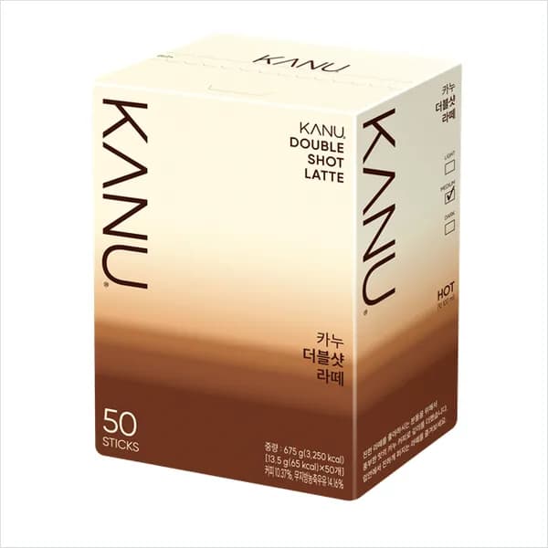 맥심 카누 더블샷 라떼 13.5g 50개입 2개