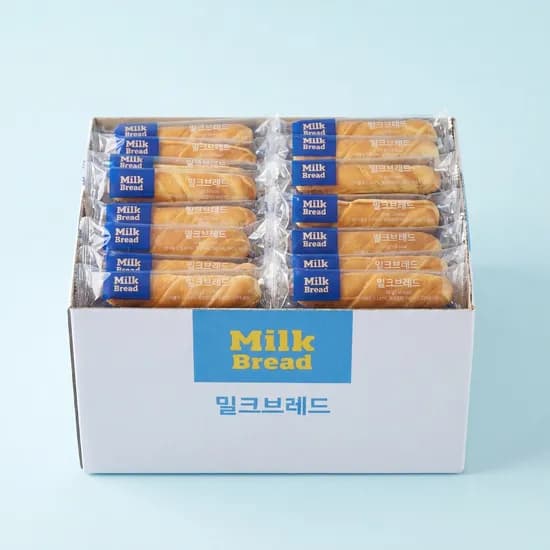밀크브레드 개별포장 간식빵 32g 100개