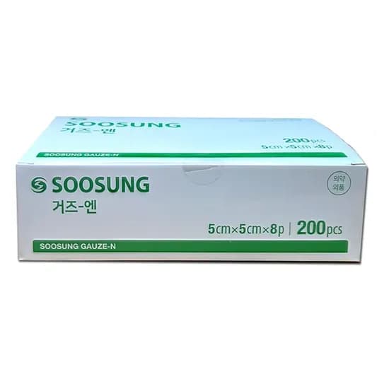 수성 거즈 엔 5cmx5cm 200개입 1개