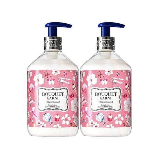 부케가르니 바디로션 체리블라썸향 520ml 2개