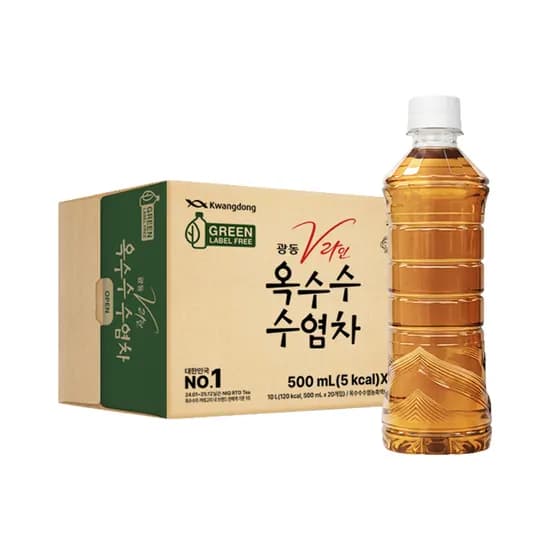 광동 옥수수수염차 무라벨 500ml 20개