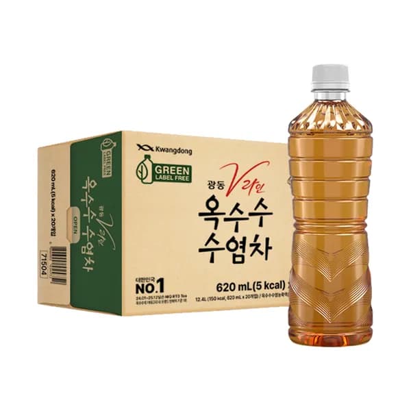 광동 V라인 옥수수수염차 무라벨 620ml 20개 18,900원