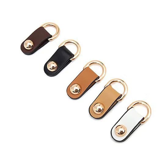 가죽 DIY 가방 고리 DD-13265 블랙 2p