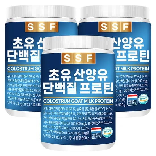 순수식품 초유 산양유 단백질 프로틴 500g 3통