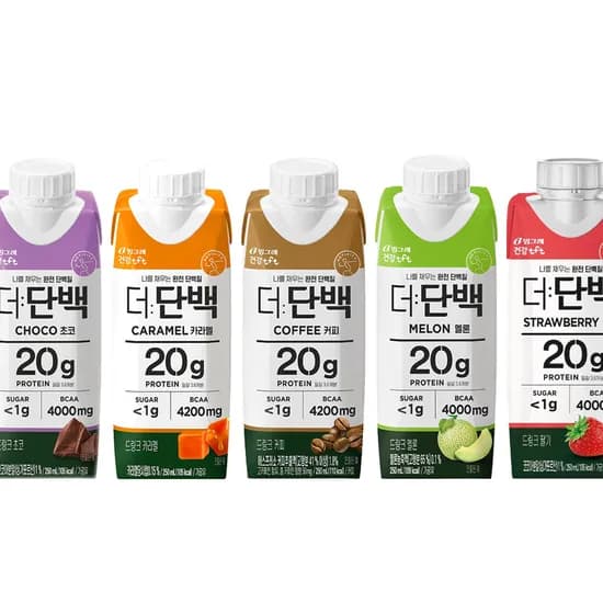 빙그레 더단백 멜론 6개 외 2종 250ml 1세트