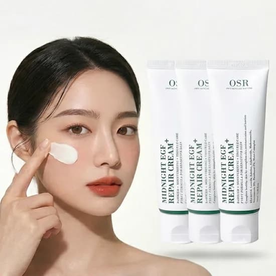 오에스알 미드나잇 EGF 리페어 크림 70ml 3개