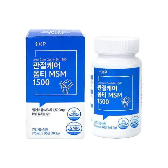 옵티MSM 미국산 1500mg 60정 1개