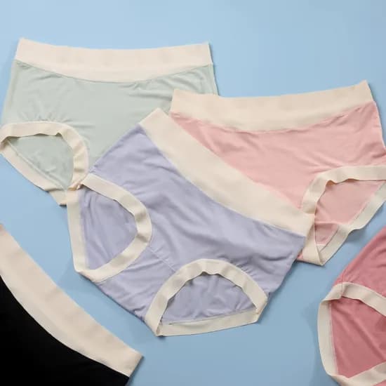 알뜰공식 심리스 투톤 모달 팬티 6종, 색상혼합, XL, 1세트