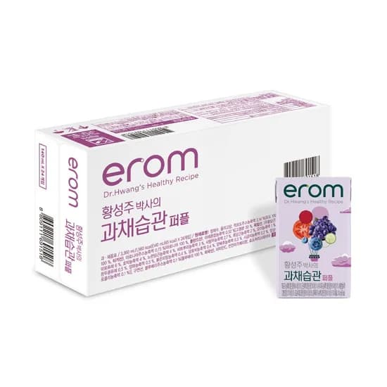 이롬 황성주 과채습관 퍼플 140ml 24개