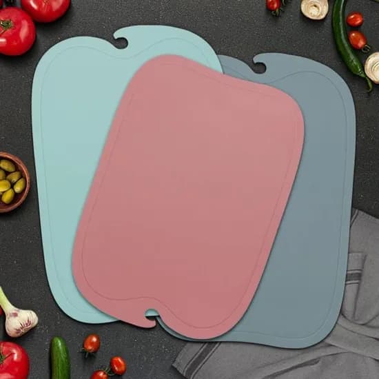 애플 TPU 도마 이유식 주방도마 중 핑크
