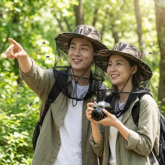 방충 안전망 모자 B, 기본, 1개