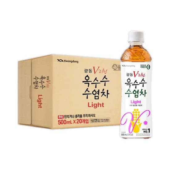 광동 옥수수수염차 V라인 lite 500ml 20개