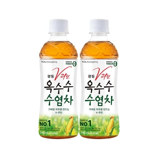 광동 V라인 옥수수수염차 340ml 20개