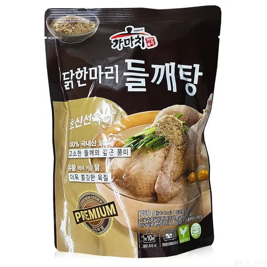 가마치 닭한마리 들깨탕, 750g, 1개