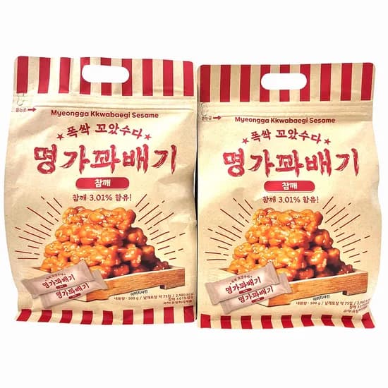 새마원 명가 미니 꽈배기 참깨맛 500g 2개
