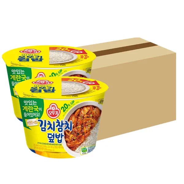 오뚜기 컵밥 김치참치 덮밥 315g 12개