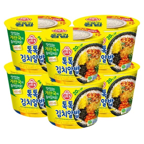 오뚜기 컵밥 톡톡김치알밥 227g 6개