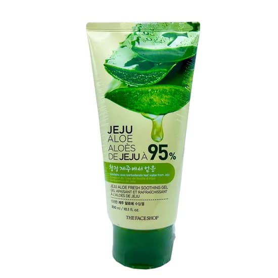 더페이스샵 제주 알로에 수딩젤 튜브형 300ml 3개