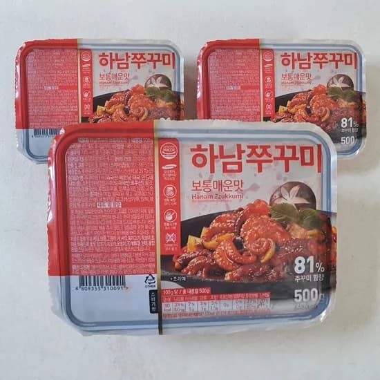 하남쭈꾸미 보통매운맛 500g 3팩