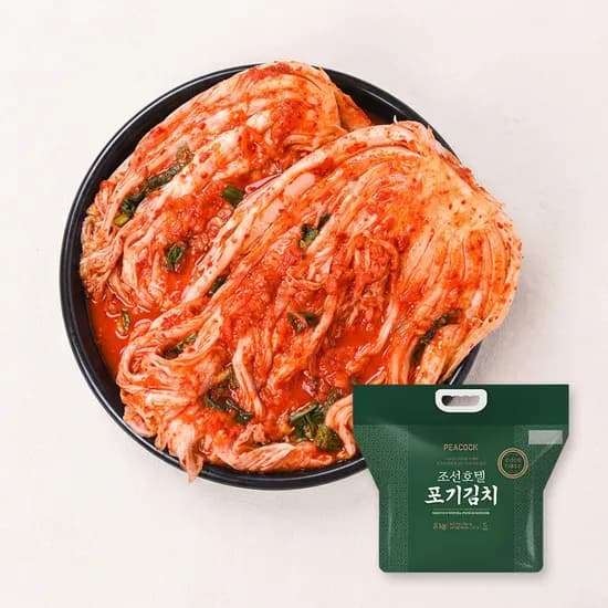 피코크 조선호텔 특제육수 포기김치 8kg 1개