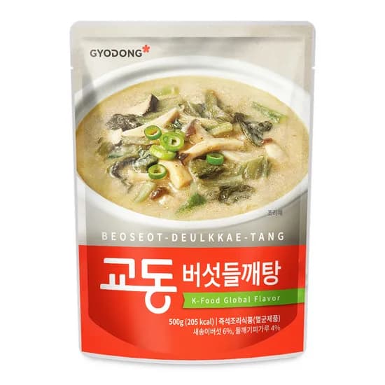 교동 버섯 들깨탕 500g 5개