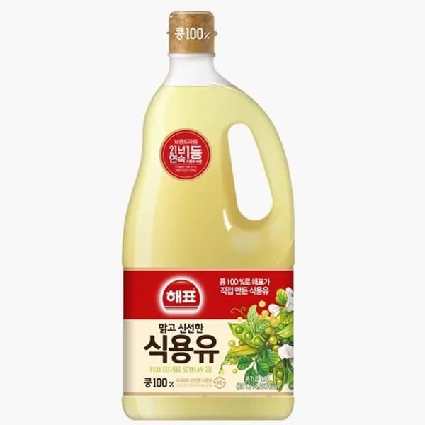 해표 식용유 콩기름 1.8L 2개