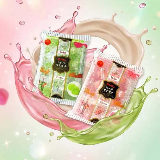 봉봉캔디 샤인머스캣+피치 혼합세트, 120g, 1개