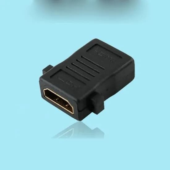 Coms HDMI 젠더 연결 FF 일체형 숏타입 나사고정기능, 1개