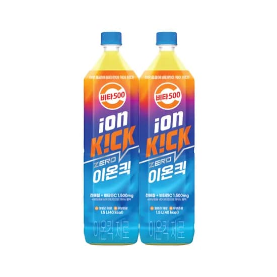 광동 비타500 이온킥 제로, 1.5L, 12개