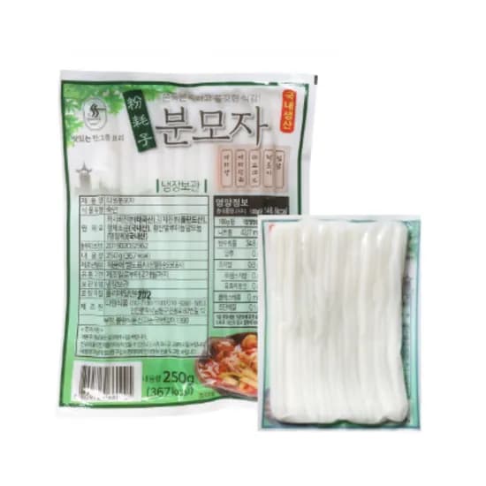 다원 떡볶이 분모자 당면 일자형, 250g, 3개