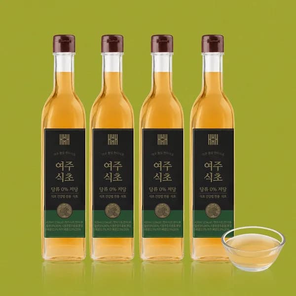 헤밀레 김소형원장 여주 뽕잎 저당 식초 420ml 4병