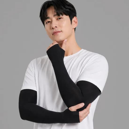 딥루트 자외선차단 손등형 팔토시 쿨토시 블랙 FREE 4세트